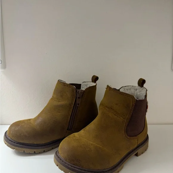 Kids Brown Ankle Boots - Picture 3 of 6